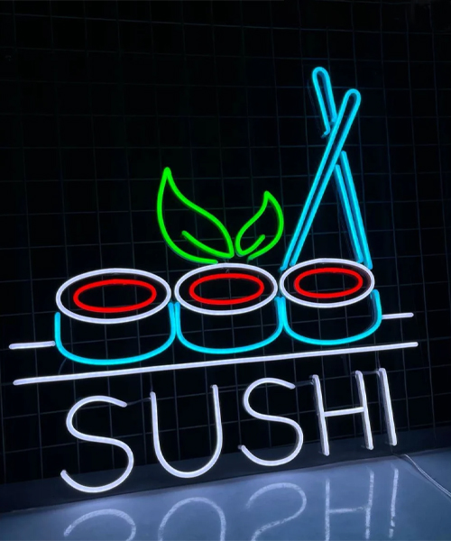 Sushi Neon Schild